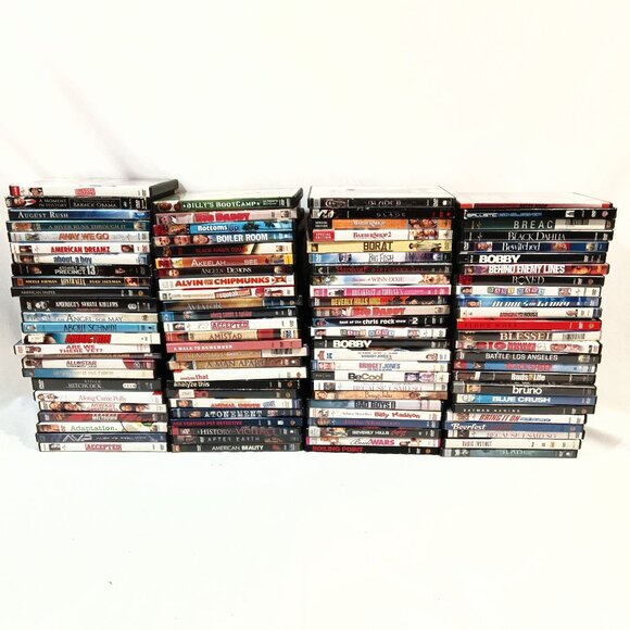 100 DVDs Movies Wholesale Lot Assorted Titles - Picture 1 of 1